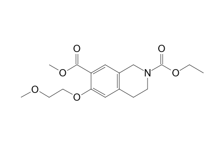 Methyl 2-Ethoxycarbonyl-6-(2'-methoxyethoxy)-3,4-dihydro-1H-isoquinoline-7-ylcarboxylate