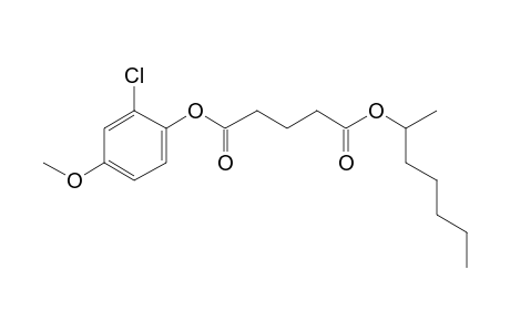 Glutaric acid, 2-chloro-4-methoxyphenyl hept-2-yl ester