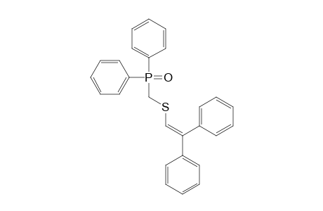 (Diphenylphosphinoyl)methyl(2,2-diphenylvinyl)sulfide