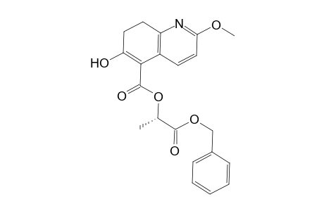 2-Methoxy-6-hydroxy-7,8-dihydro-quinoline-5-carboxylic acid (1S)-1-benzyloxycarbonyl-ethyl ester