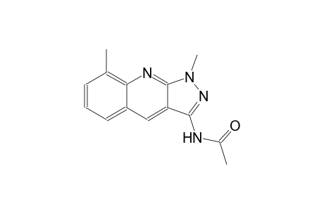 N-(1,8-dimethyl-1H-pyrazolo[3,4-b]quinolin-3-yl)acetamide