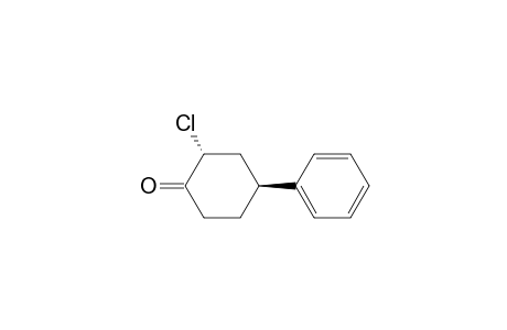 trans-2-chloro-4-phenylcyclohexanone