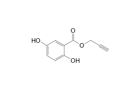 2,5-Dihydroxybenzoic acid prop-2-ynyl ester