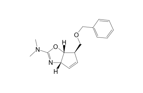 ((3aS,6R,6aR)-6-Benzyloxymethyl-6,6a-dihydro-3aH-cyclopentaoxazol-2-yl)-dimethyl-amine