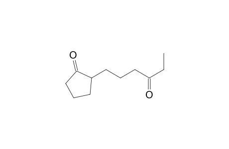Cyclopentanone, 2-(4-oxohexyl)-