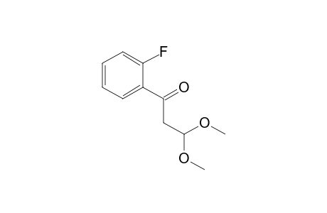 1-Propanone, 1-(2-fluorophenyl)-3,3-dimethoxy-