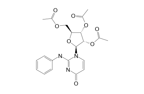 1-(2,3,5-TRI-O-ACETYL-BETA-D-RIBOFURANOSYL)-2-(PHENYLAMINO)-4-PYRIMIDINONE