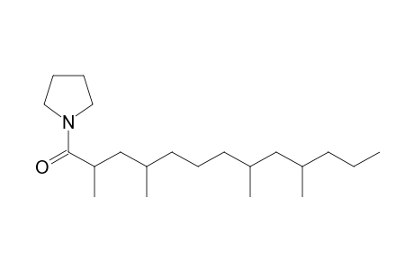 N-2,4,8,10-tetramethyltridecanoyl pyrrolidine