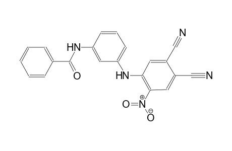 benzamide, N-[3-[(4,5-dicyano-2-nitrophenyl)amino]phenyl]-