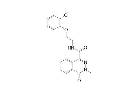 1-Phthalazinecarboxamide, 3,4-dihydro-N-[2-(2-methoxyphenoxy)ethyl]-3-methyl-4-oxo-