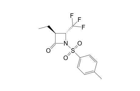 (3S,4R)-3-Ethyl-1-(toluene-4-sulfonyl)-4-trifluoromethyl-azetidin-2-one