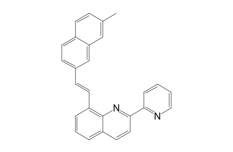 trans-8-[2-(7-Methyl-2-naphthalenyl)ethenyl]-2-(2-pyridinyl)quinoline