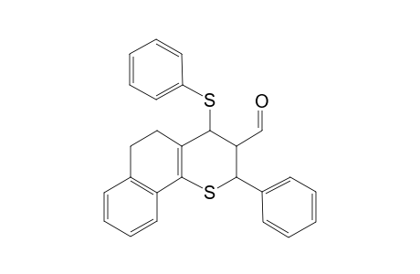 3-Formyl-3,4,5,6-tetrahydro-2-phenyl-4-phenylthio-2H-naphtho[1,2-b]thiopyran