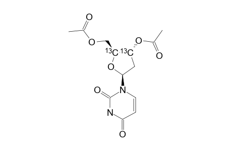 [3',4'-(13)C(2)]-3',5'-DI-O-ACETYL-2'-DEOXYURIDINE