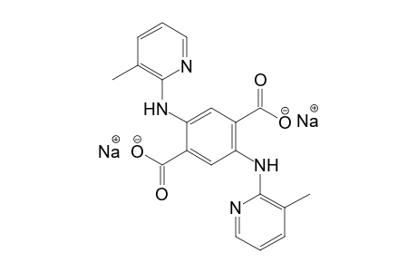 2,5-bis[(3-methyl-2-pyridyl)amino]terephthalic acid, disodium salt