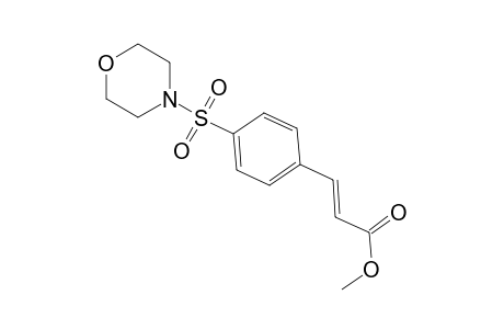2-Propenoic acid, 3-[4-(4-morpholinylsulfonyl)phenyl]-, methyl ester