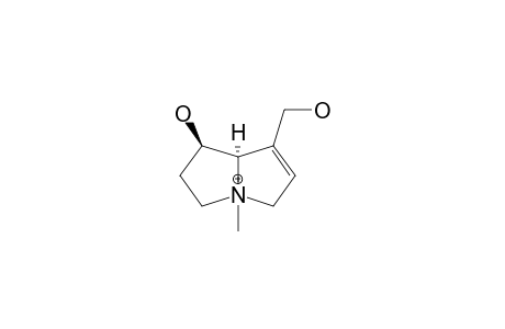 (1R,8R)-4-methyl-7-methylol-2,3,5,8-tetrahydro-1H-pyrrolizin-4-ium-1-ol