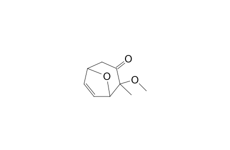 4-Methoxy-4-methyl-8-oxabicyclo[3.2.1]oct-6-en-3-one isomer