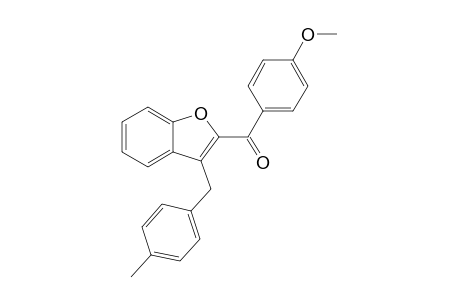 2-(4-Methoxybenzoyl)-3-(4-methylbenzyl)benzofuran
