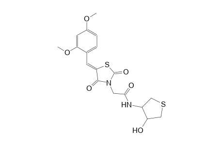 3-thiazolidineacetamide, 5-[(2,4-dimethoxyphenyl)methylene]-2,4-dioxo-N-[(3S,4R)-tetrahydro-4-hydroxythienyl]-, (5Z)-