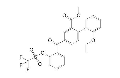 Methyl 2'-Ethoxy-4-[2-(trifluoromethanesulfonyloxy)benzoyl]biphenyl-2-carboxylate