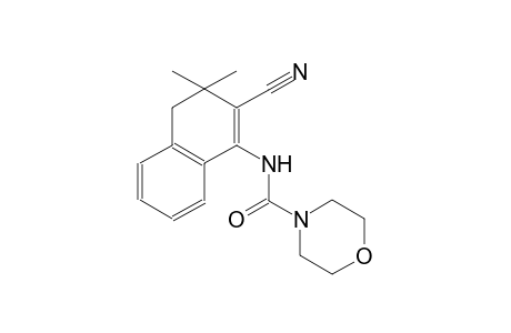 4-morpholinecarboxamide, N-(2-cyano-3,4-dihydro-3,3-dimethyl-1-naphthalenyl)-