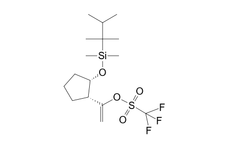 (1R,2S)-(+)-2-[(Thexyldimethylsilyl)oxy]-1-{1-methylene-1-[(trifluoromethanesulfonyl)oxy]}cyclopentane