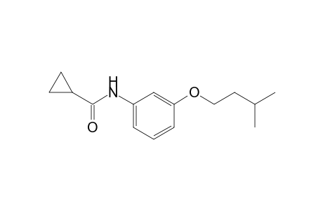 Cyclopropanecarboxamide, N-[3-(3-methylbutoxy)phenyl]-