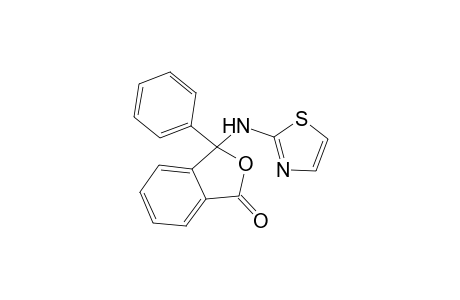 2-Benzofuran-1(3H)-one, 3-phenyl-3-(2-thiazolylamino)-