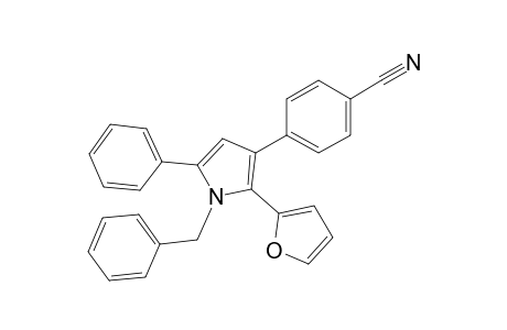 4-[1-benzyl-2-(2-furyl)-5-phenyl-pyrrol-3-yl]benzonitrile
