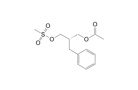 (S)-1-Acetoxy-2-benzyl-3-(methanesulfonyloxy)propane