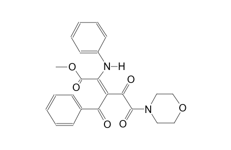 methyl (2Z)-2-anilino-3-benzoyl-5-(4-morpholinyl)-4,5-dioxo-2-pentenoate