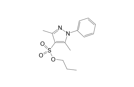 Propyl 3,5-dimethyl-1-phenyl-1H-pyrazole-4-sulfonate