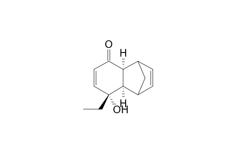 (2S*,6R*,7R*)-6-Ethyl-6-hydroxytricyclo[6.2.1.0(2,7)]undeca-4,9-dien-3-one