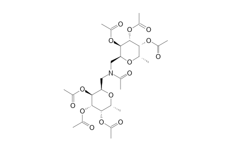 N,N'-BIS-(2,3,4-TRI-O-ACETYL-BETA-L-FUCOPYRANOSYLMETHYL)-ACETAMIDE