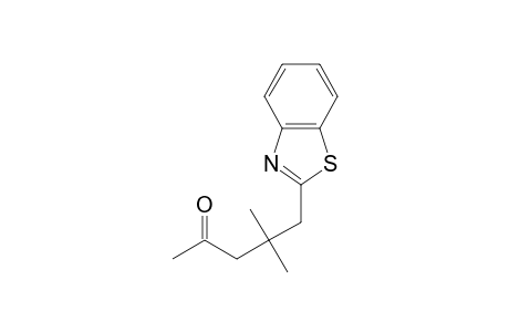 2-(2,2-Dimethyl-4-oxopentyl)benzothiazole
