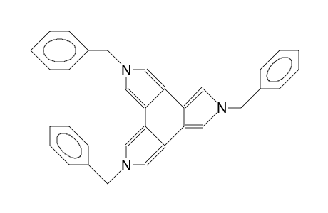 N,N',N''-Tribenzyl-benzo(1,2-C:3,4-C':5,6-C'')tripyrrole