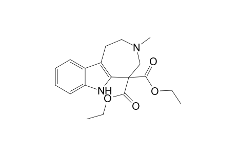 Diethyl 3-methyl-1,2,3,4,5,6-hexahydrozepino[4,5-b]indole-5,5-dicarboxylate