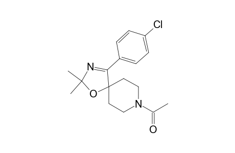 1-Oxa-3,8-diazaspiro[4.5]dec-3-ene, 8-acetyl-4-(4-chlorophenyl)-2,2-dimethyl-