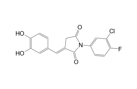 2,5-pyrrolidinedione, 1-(3-chloro-4-fluorophenyl)-3-[(3,4-dihydroxyphenyl)methylene]-, (3E)-