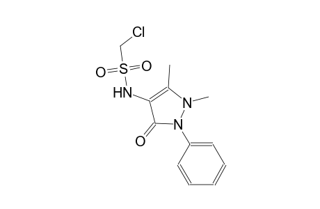 1-Chloranyl-N-(1,5-dimethyl-3-oxidanylidene-2-phenyl-pyrazol-4-yl)methanesulfonamide