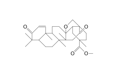 13.beta.,28-Epoxy-3,16-dioxo-olean-2-en-30-oic-acid,methylester