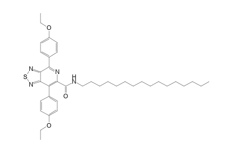 n-Cetyl-4,7-di(para-ethoxyphenyl)-1,2,5-thiadiazolo(3,4-c)pyridine-6-carboxamide