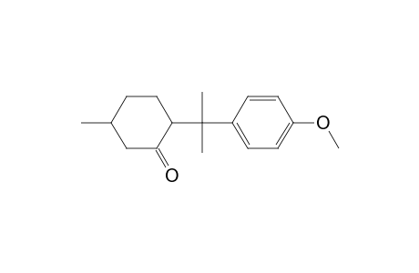 (2s,5r)-5-methyl-2-(1-methyl-1-(4-methoxyphenyl)ethyl)-cyclohexanone