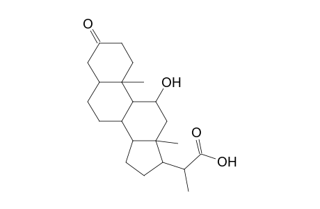 20-Carboxy-11-hydroxy-3-oxo-pregnane