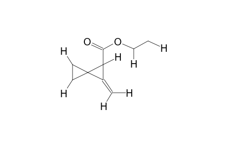 2-METHYLENE-1-SPIROPENTACARBOXYLIC ACID, ETHYL ESTER