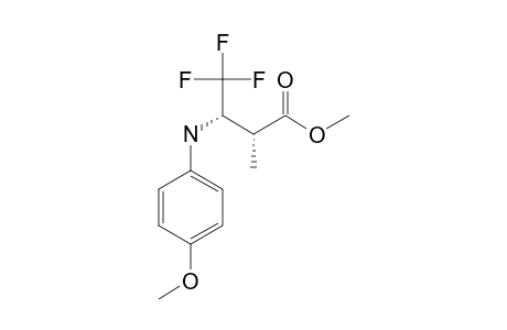 SYN-(2S,3S)-METHYL-3-(4-METHOXYPHENYLAMINO)-4,4,4-TRIFLUORO-2-METHYLBUTANOATE