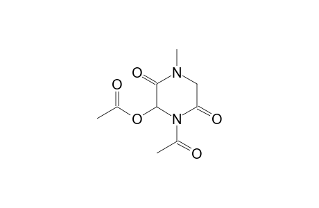 3-Acetoxy-4-acetyl-1-methylpiperazine-2,5-dione