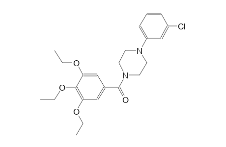 1-(3-chlorophenyl)-4-(3,4,5-triethoxybenzoyl)piperazine