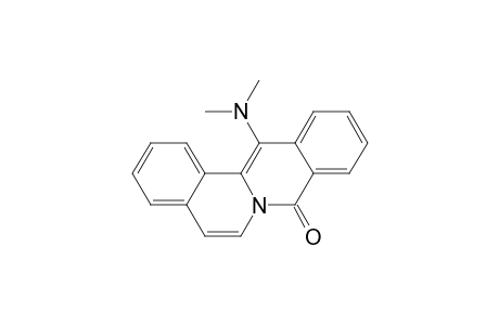 8H-Dibenzo[a,g]quinolizin-8-one, 13-(dimethylamino)-